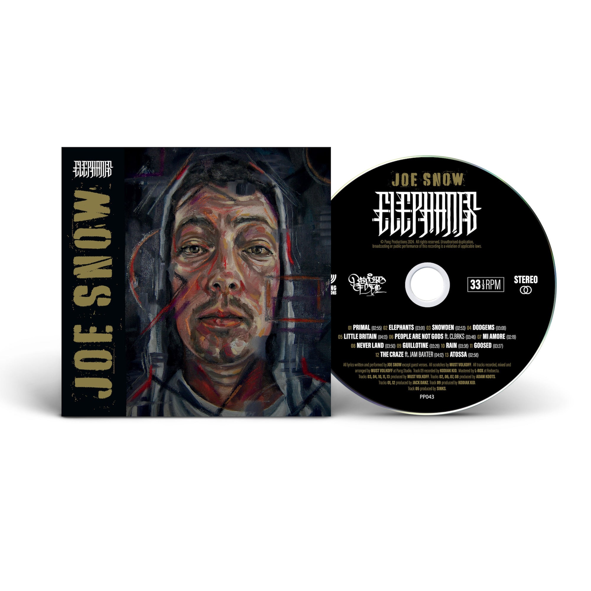Joe Snow - Elephants (CD)